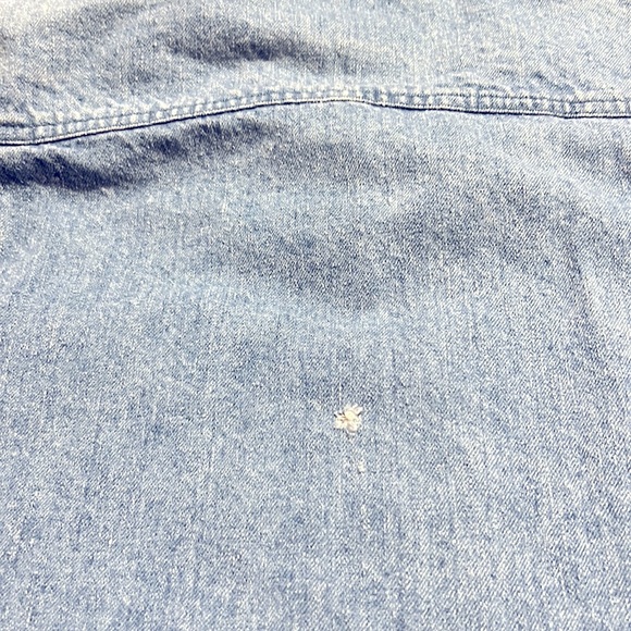 Vintage Banana Republic Denim Button Down Front Long Jacket/Dress - Picture 10 of 10